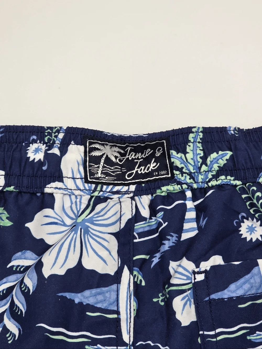 Janie and Jack navy green